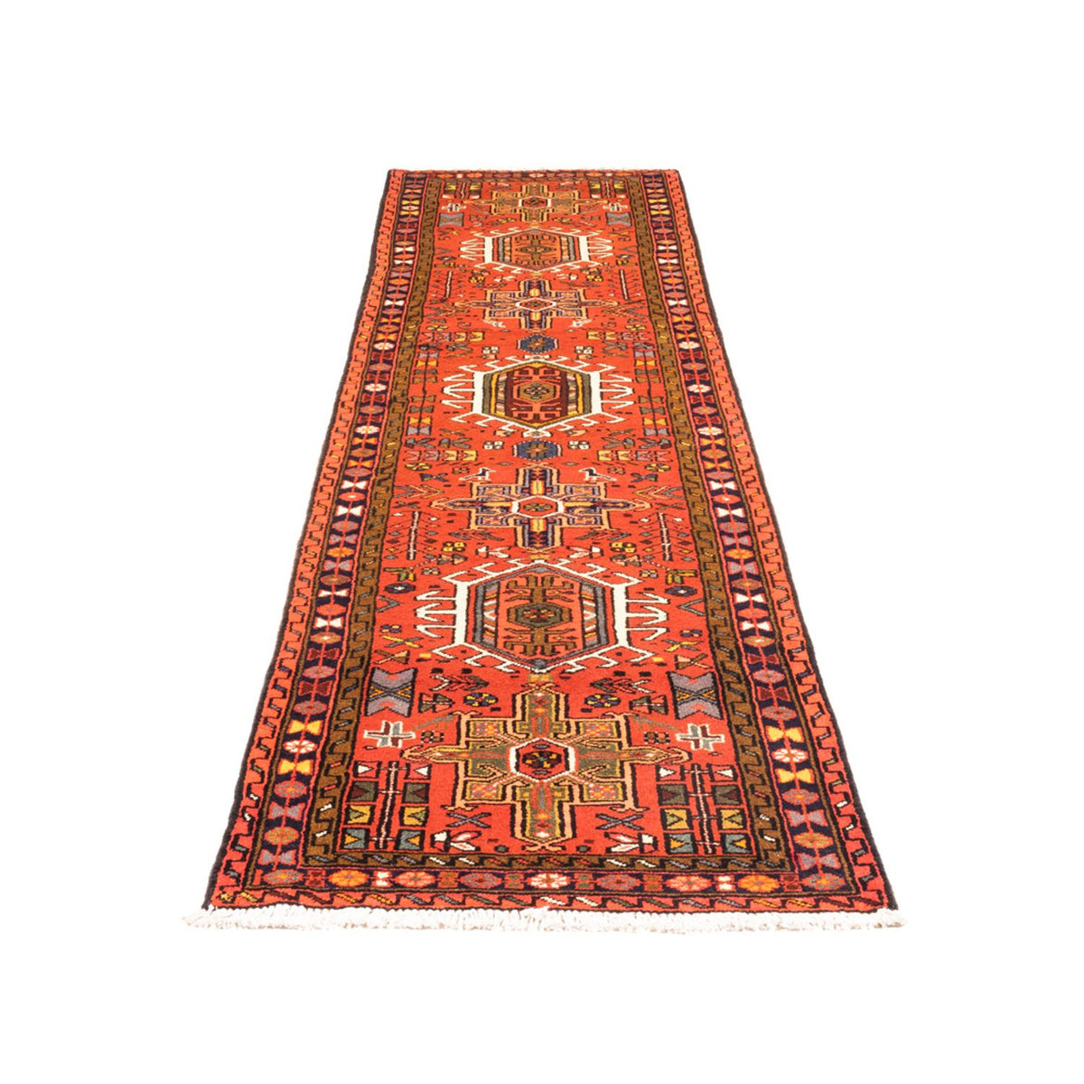 Løber Persisk tæppe - Nomadisk - 275 x 72 cm - rød
