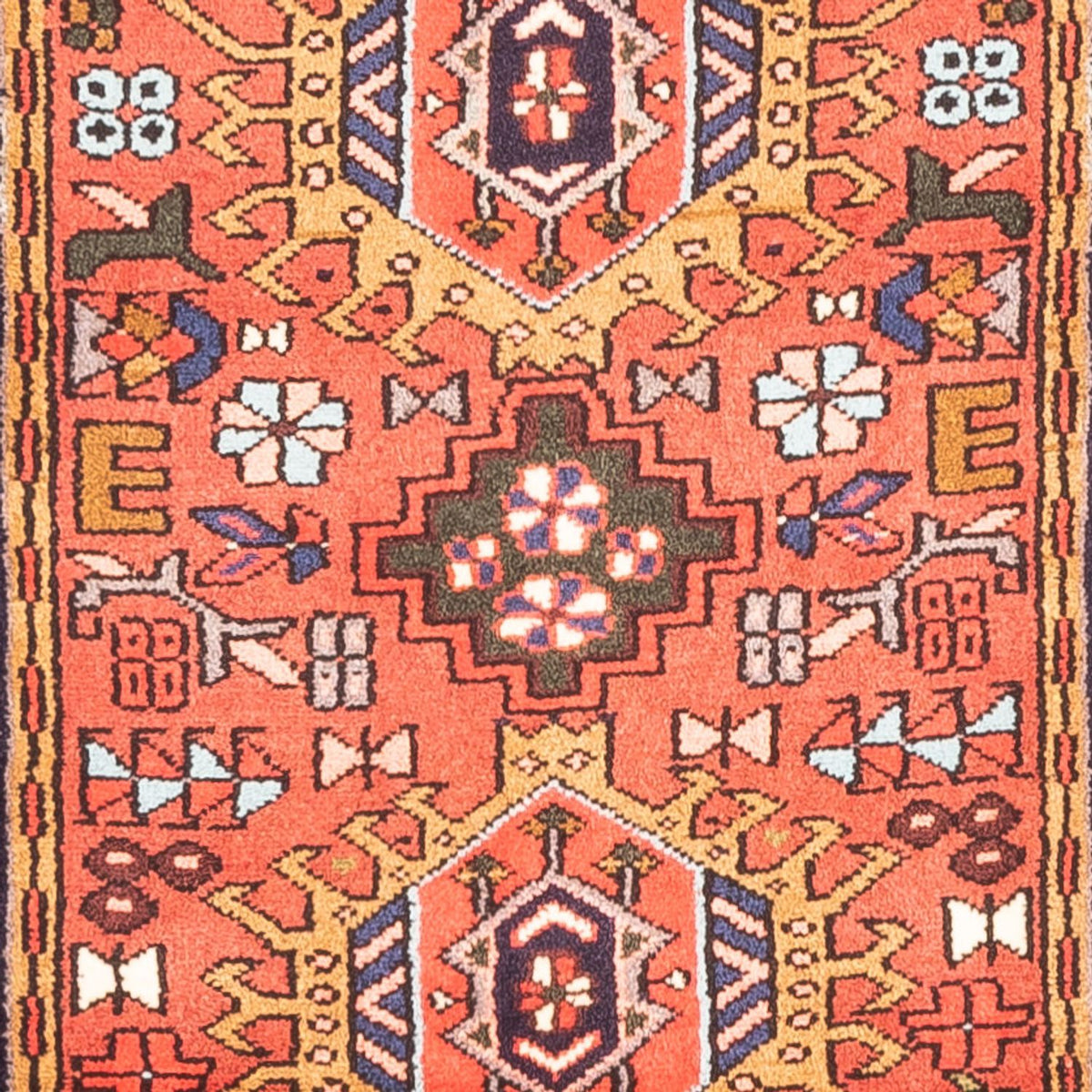 Løber Persisk tæppe - Nomadisk - 294 x 87 cm - rød