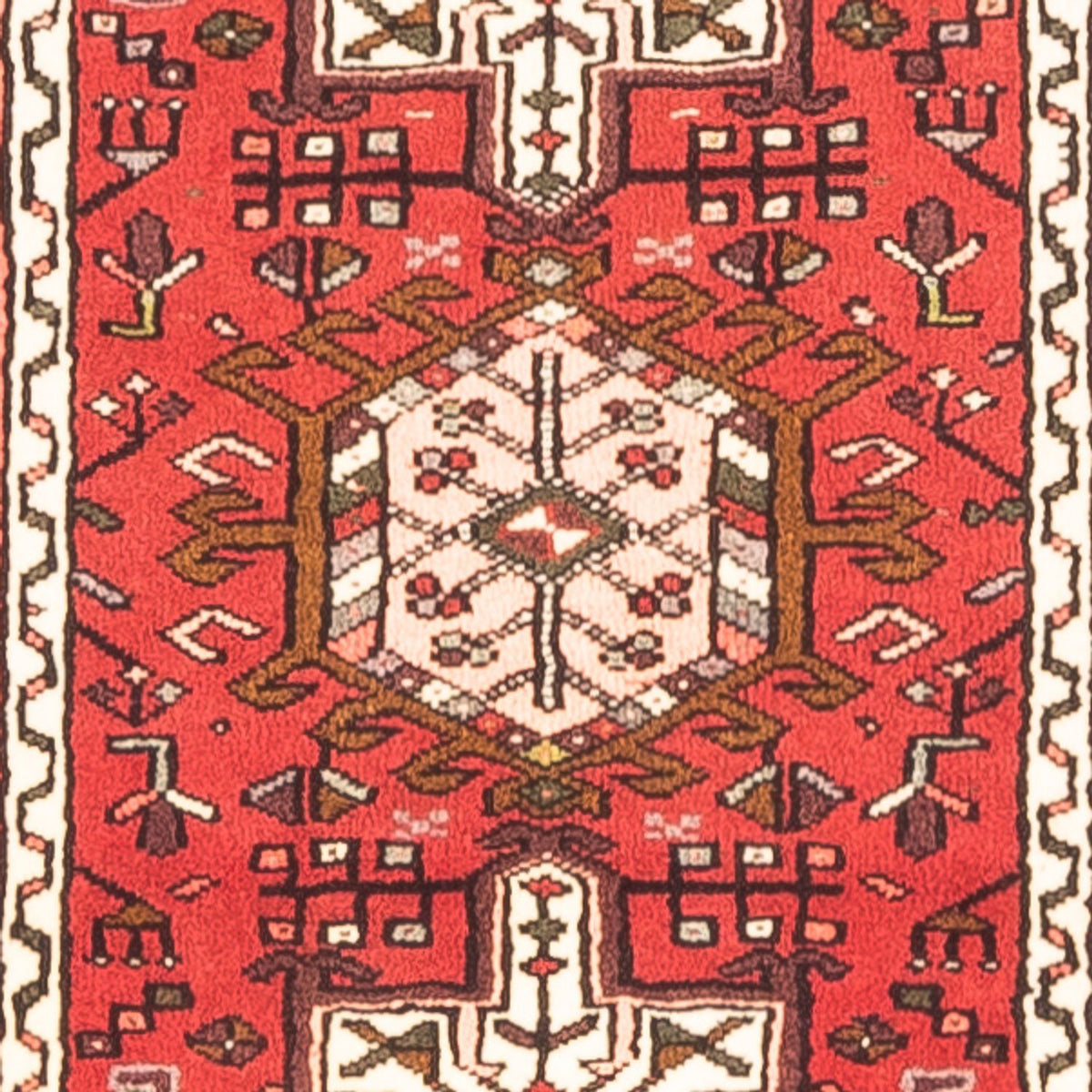 Løber Persisk tæppe - Nomadisk - 390 x 70 cm - rød