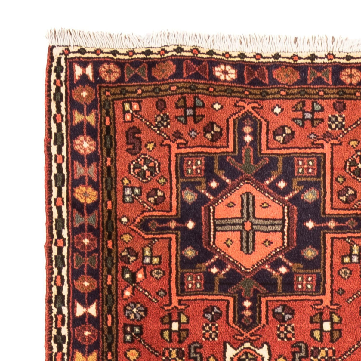 Løber Persisk tæppe - Nomadisk - 282 x 68 cm - mørkeblå