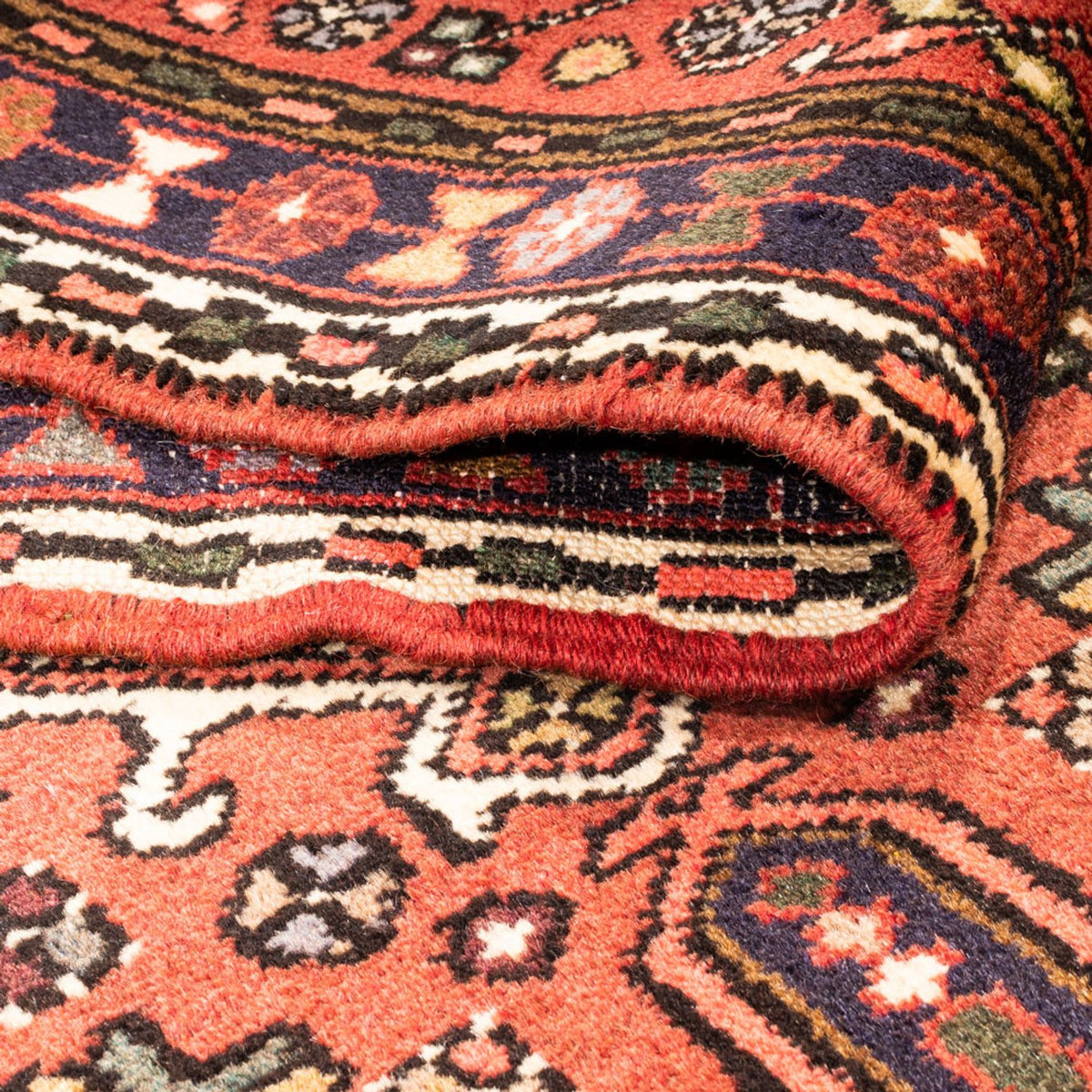 Løber Persisk tæppe - Nomadisk - 282 x 68 cm - mørkeblå