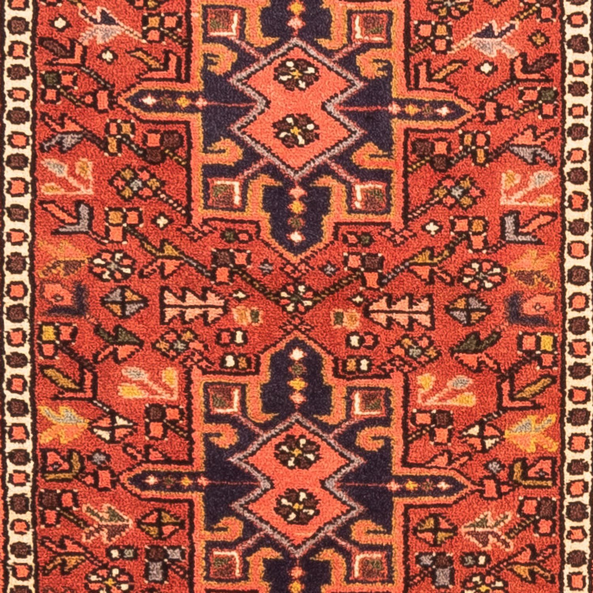 Løber Persisk tæppe - Nomadisk - 308 x 72 cm - rød