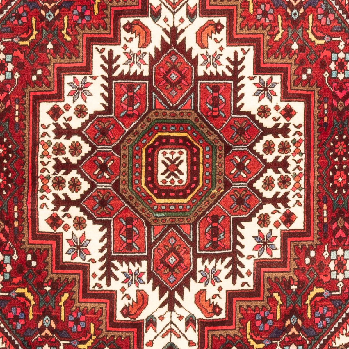 Persisk tæppe - Nomadisk - 144 x 100 cm - rød