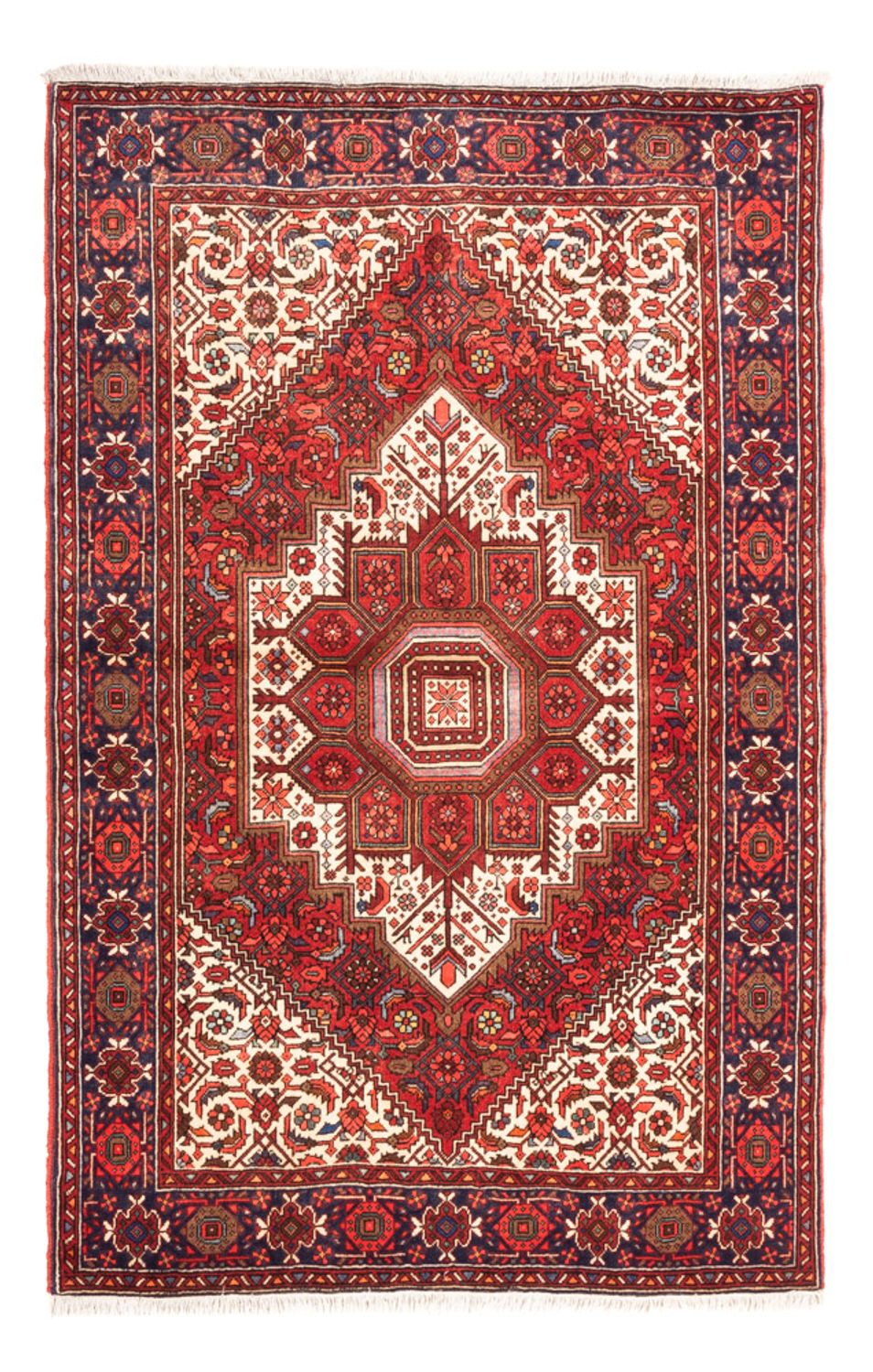 Persisk tæppe - Nomadisk - 150 x 98 cm - rød
