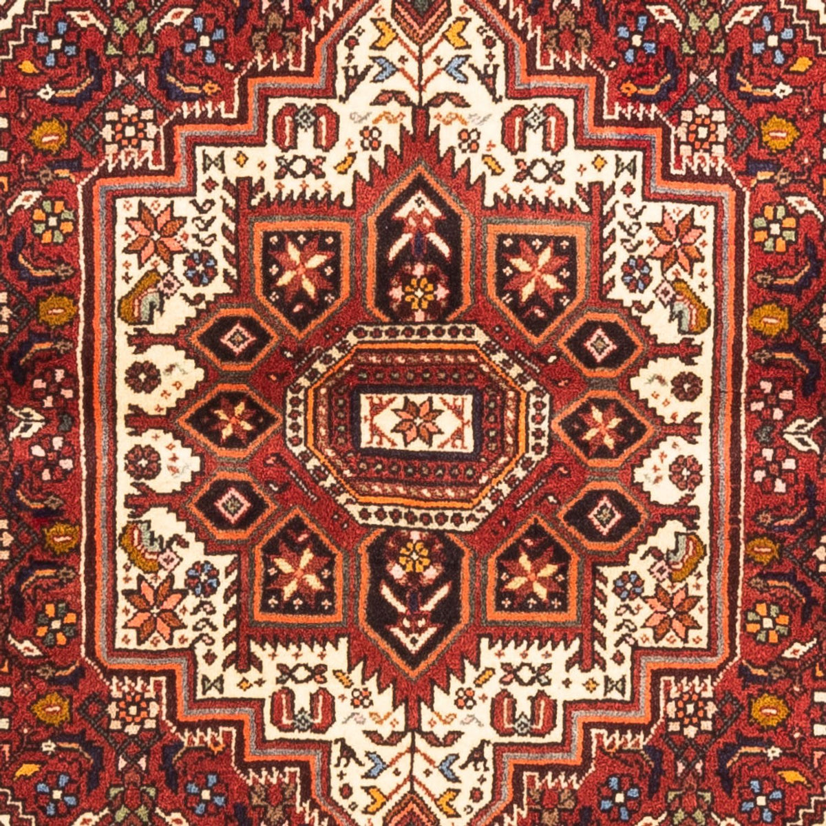 Persisk tæppe - Nomadisk - 145 x 102 cm - rød