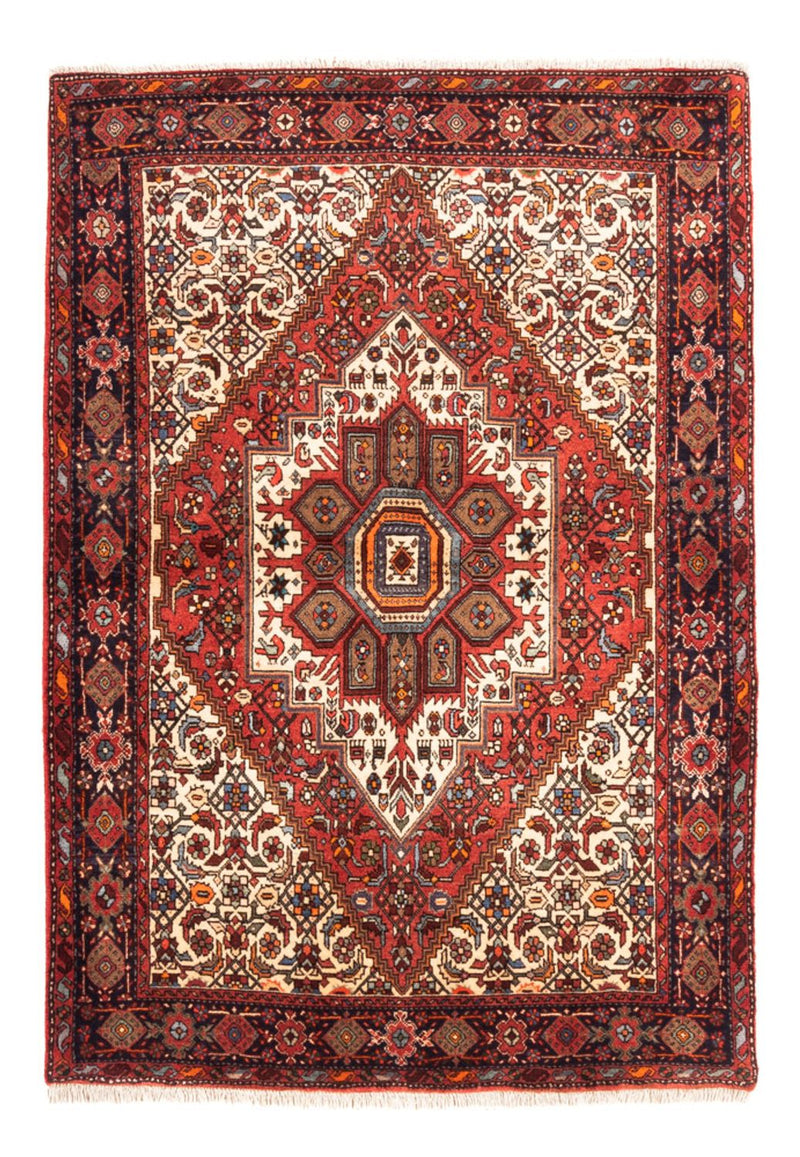 Persisk tæppe - Nomadisk - 145 x 103 cm - creme