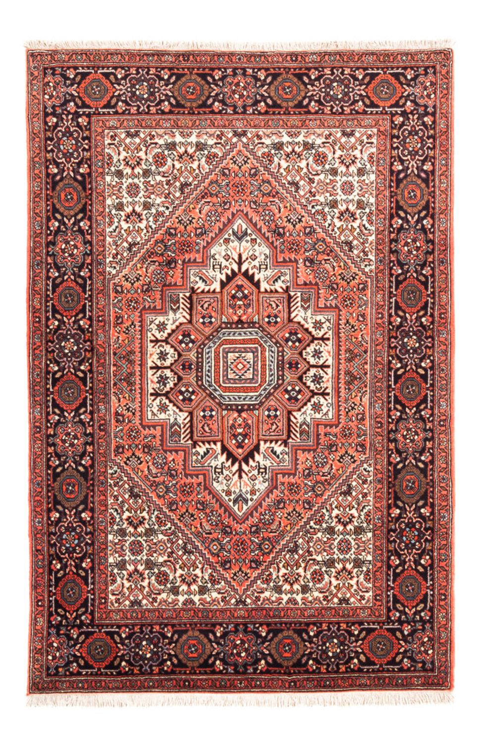 Persisk tæppe - Nomadisk - 155 x 106 cm - rød