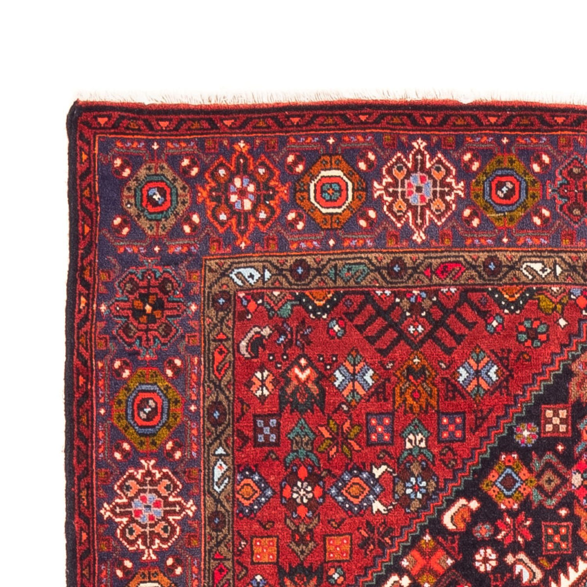 Persisk tæppe - Nomadisk - 159 x 110 cm - rød