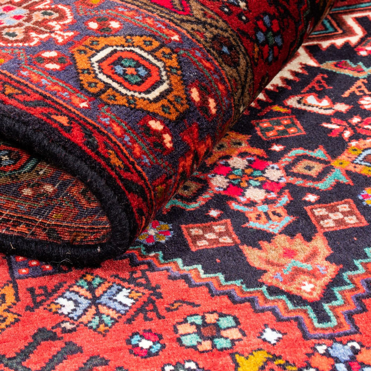 Persisk tæppe - Nomadisk - 159 x 110 cm - rød