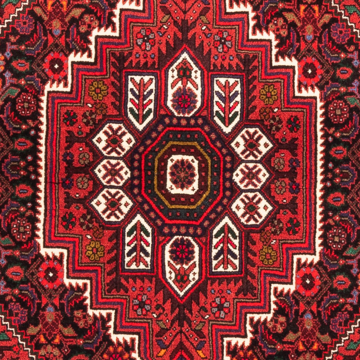 Persisk tæppe - Nomadisk - 155 x 105 cm - rød