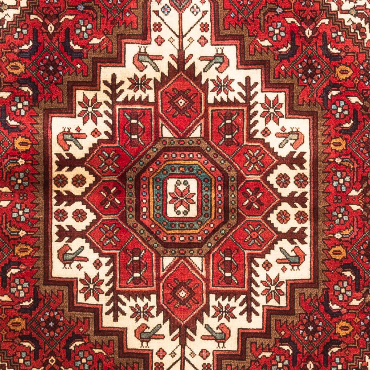 Persisk tæppe - Nomadisk - 152 x 102 cm - rød