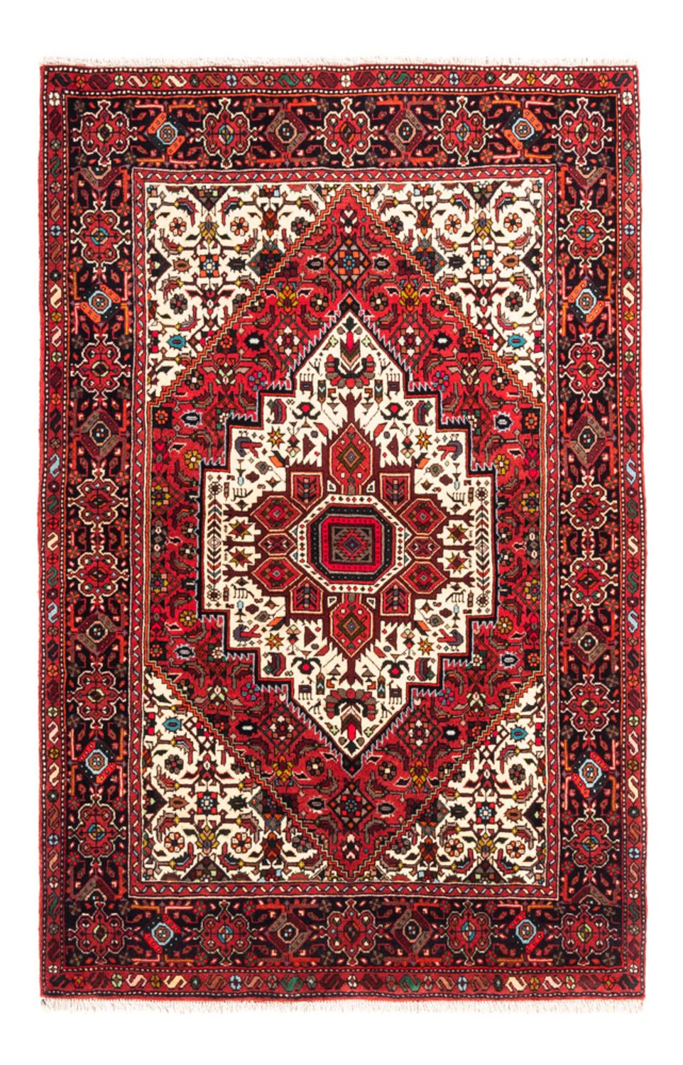 Persisk tæppe - Nomadisk - 158 x 109 cm - rød