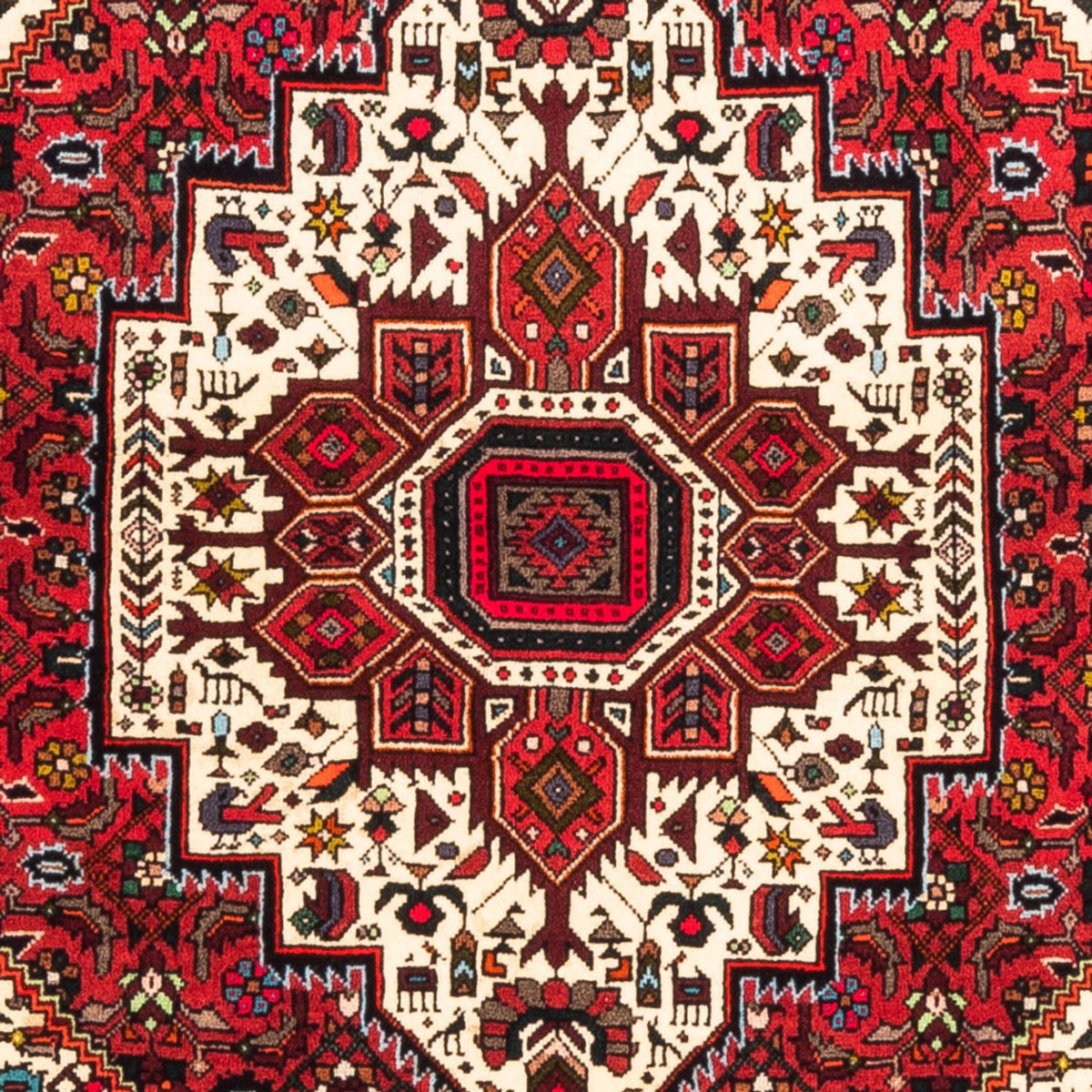 Persisk tæppe - Nomadisk - 158 x 109 cm - rød