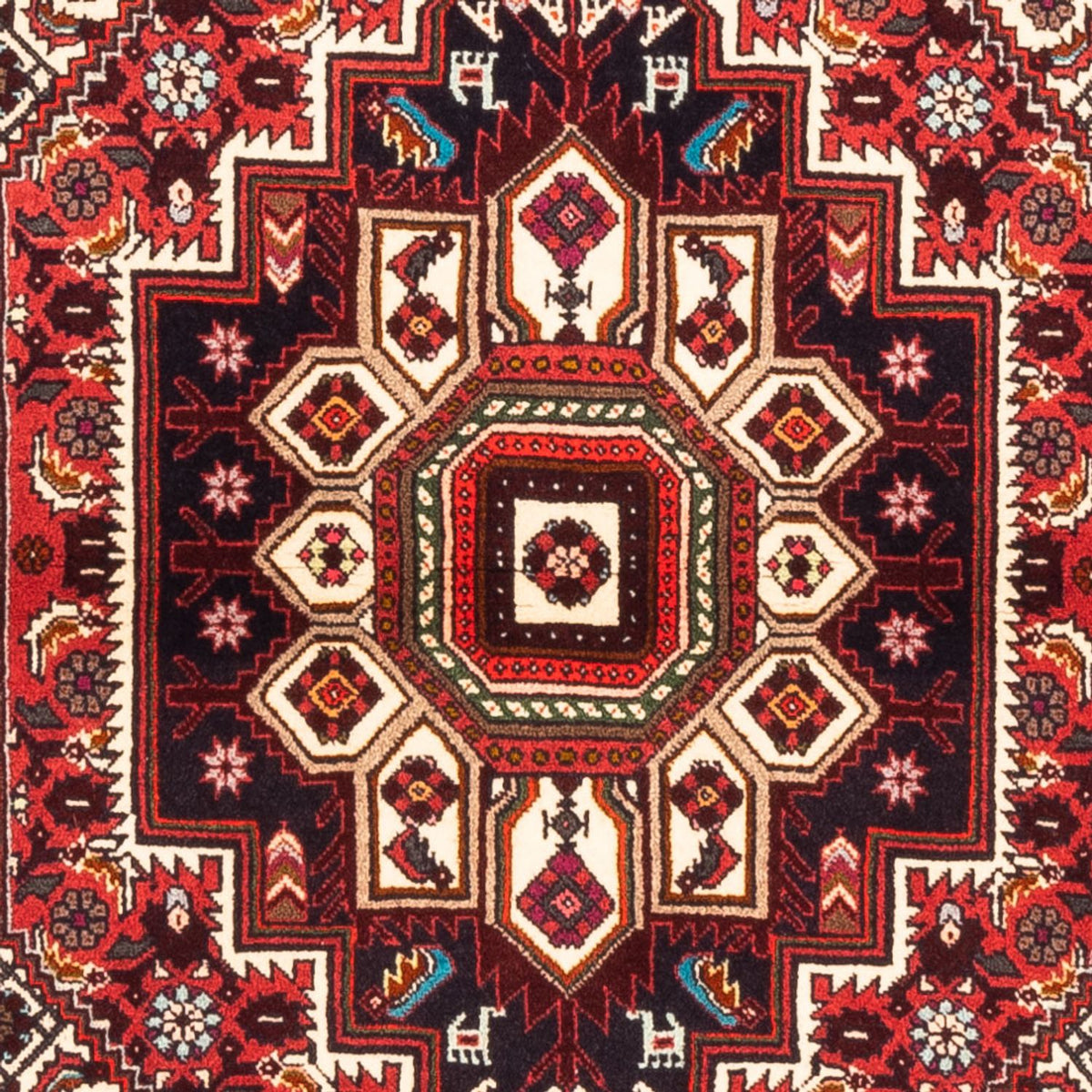 Persisk tæppe - Nomadisk - 151 x 103 cm - rød