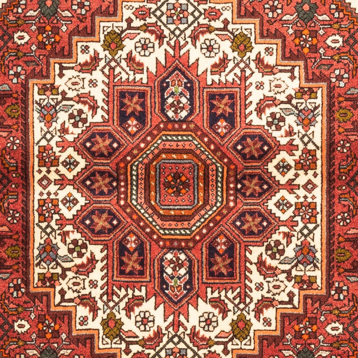 Persisk tæppe - Nomadisk - 158 x 110 cm - beige