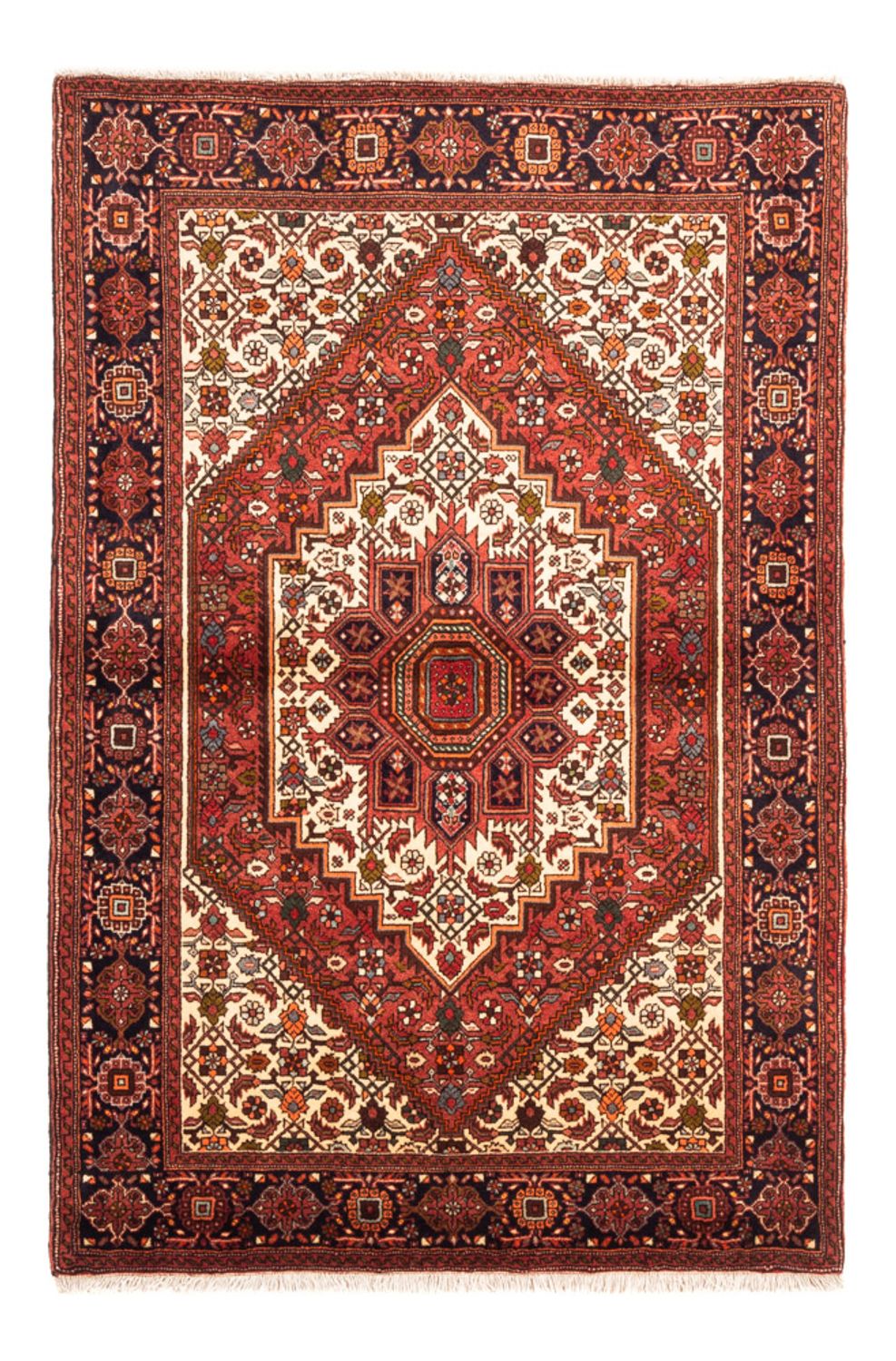 Persisk tæppe - Nomadisk - 156 x 106 cm - beige