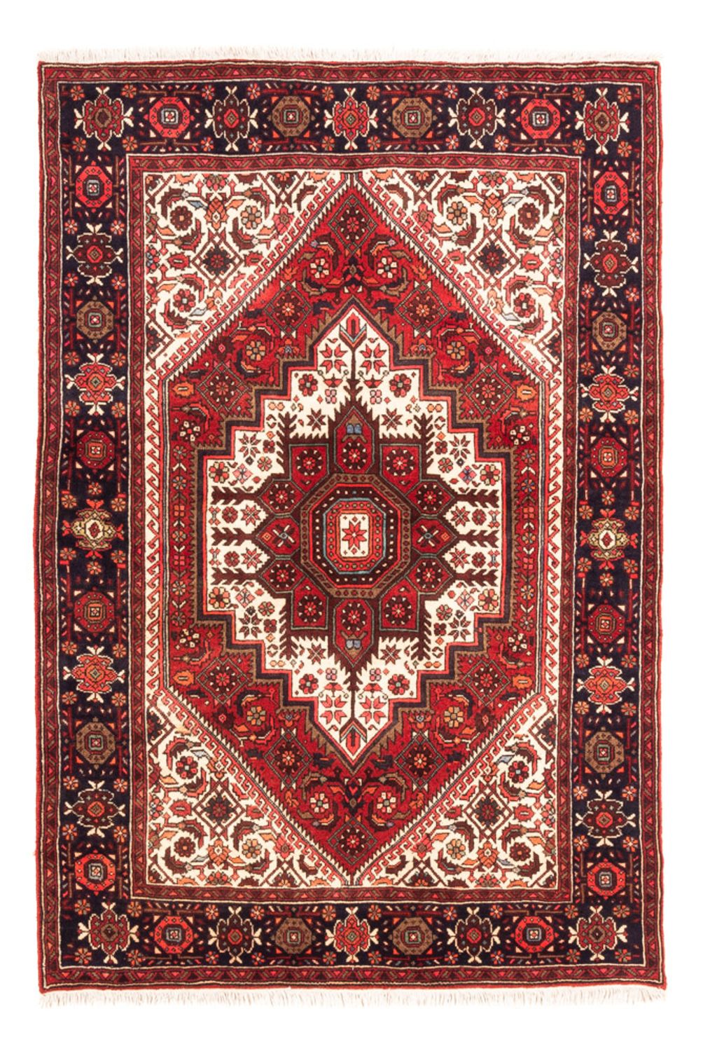 Persisk tæppe - Nomadisk - 143 x 96 cm - beige