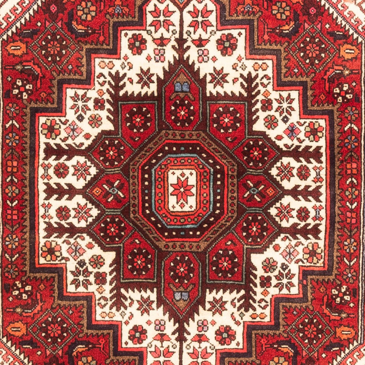 Persisk tæppe - Nomadisk - 143 x 96 cm - beige