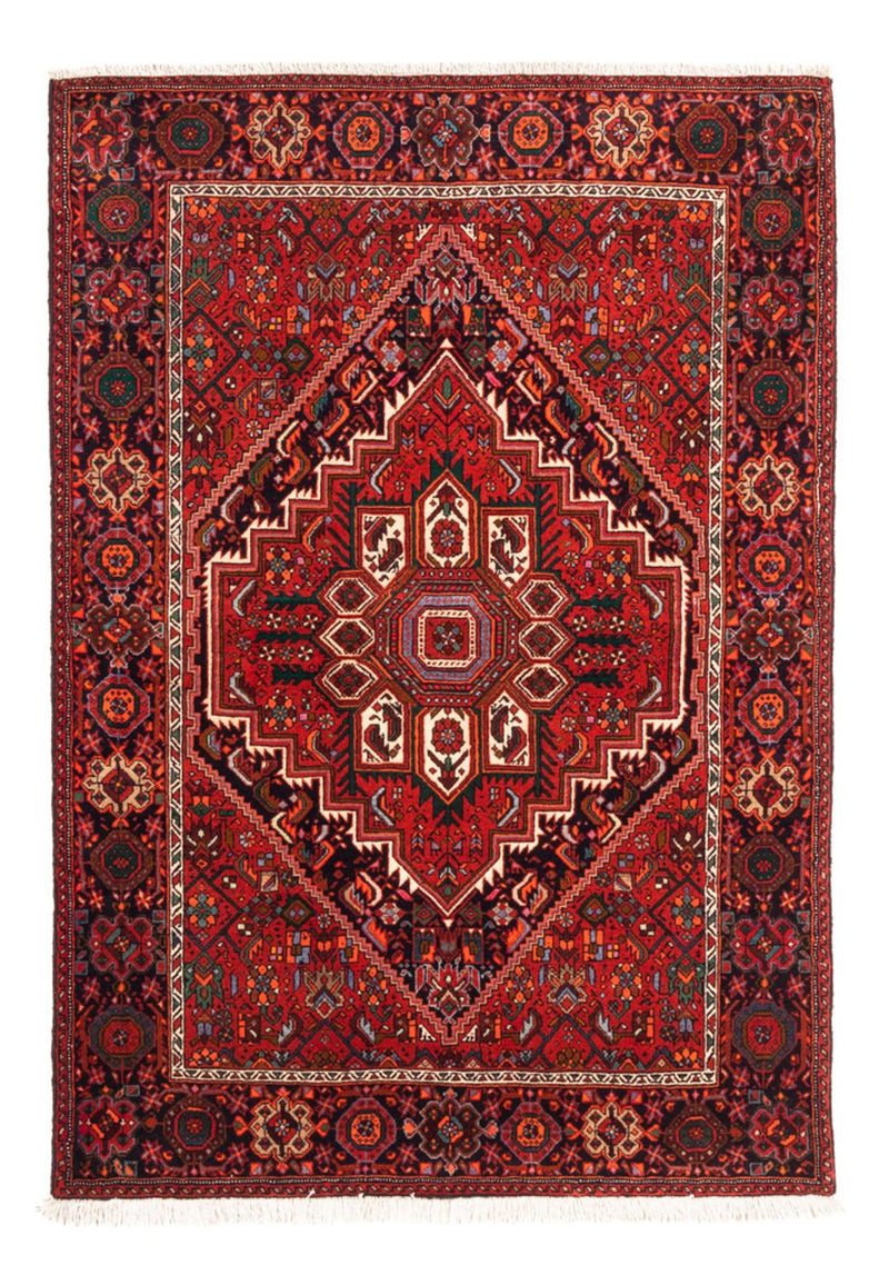 Persisk tæppe - Nomadisk - 143 x 104 cm - rød
