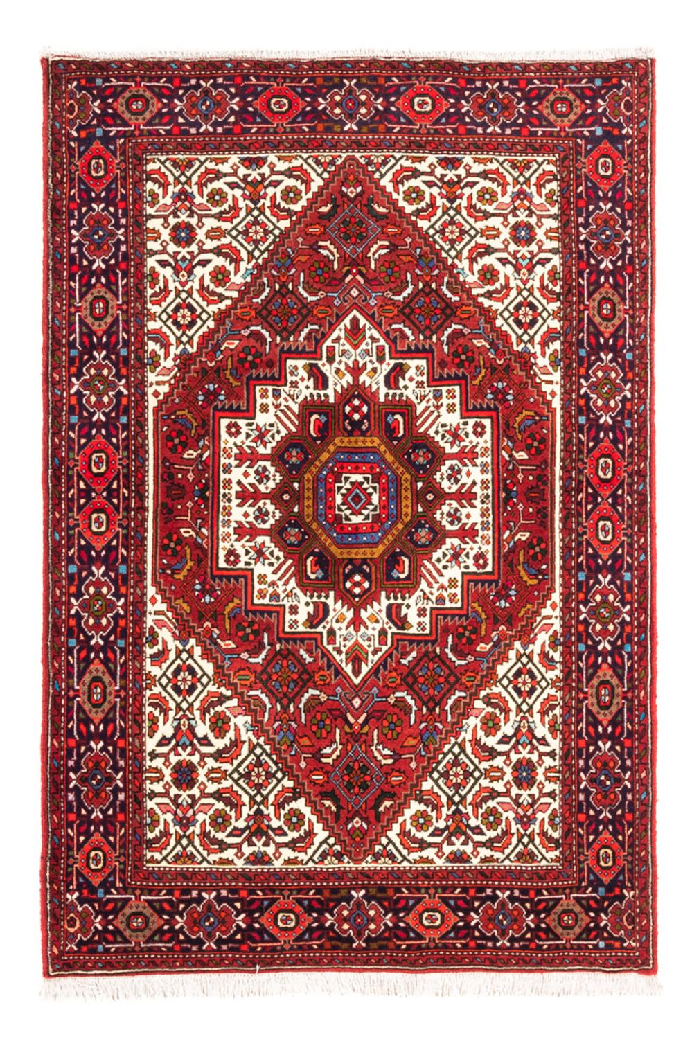 Persisk tæppe - Nomadisk - 147 x 97 cm - rød