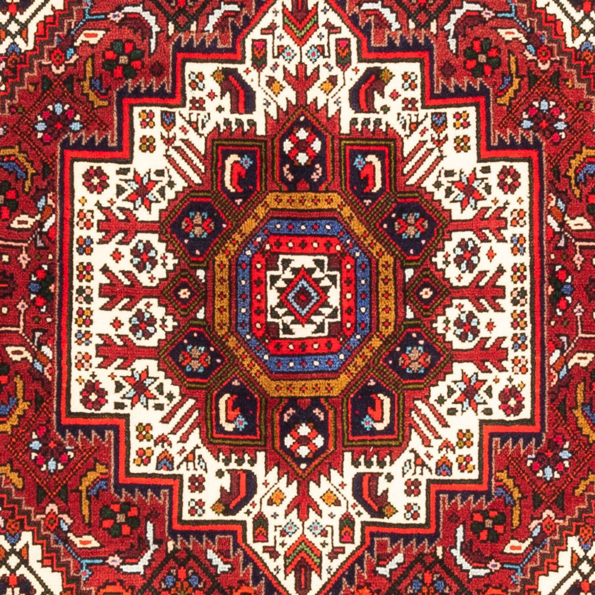 Persisk tæppe - Nomadisk - 147 x 97 cm - rød