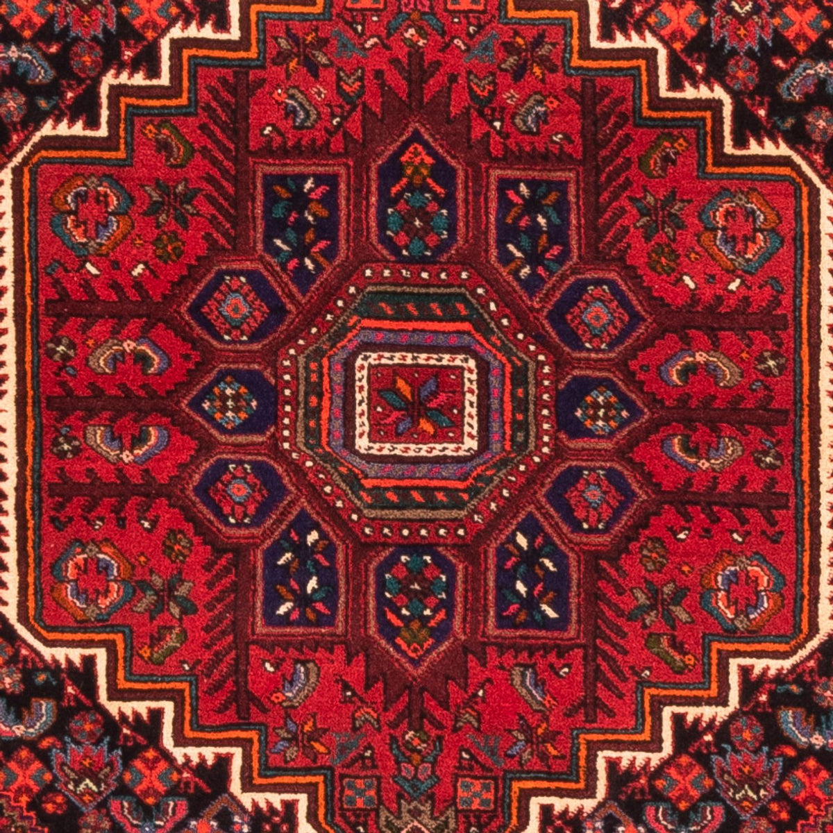 Persisk tæppe - Nomadisk - 155 x 97 cm - rød