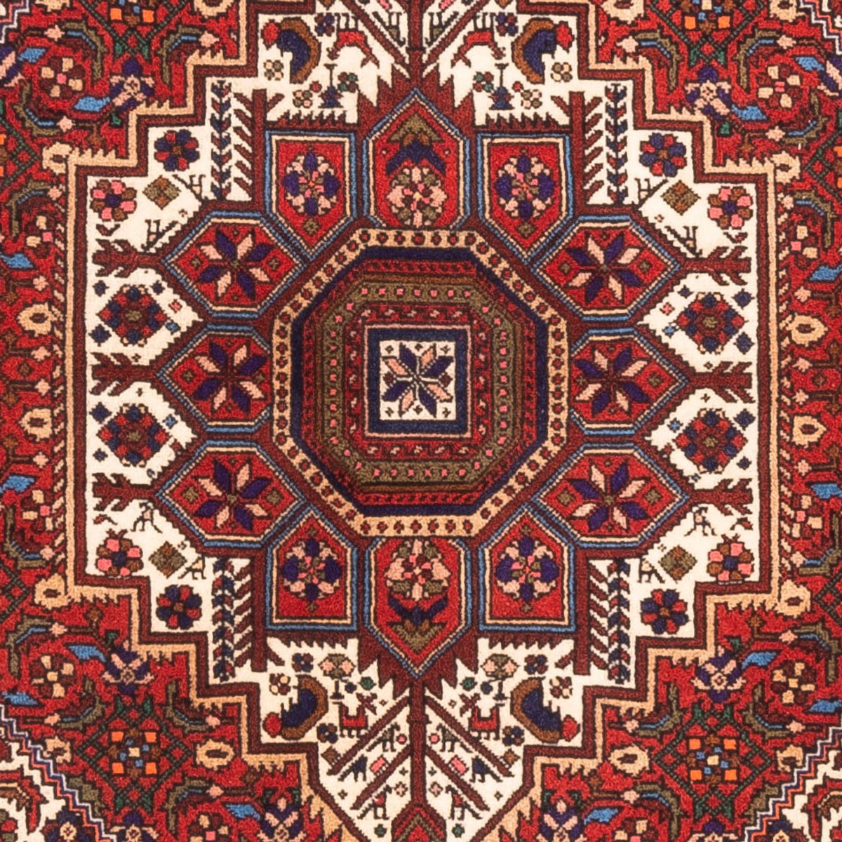 Persisk tæppe - Nomadisk - 148 x 98 cm - rød