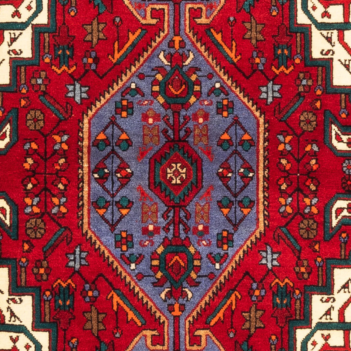 Persisk tæppe - Nomadisk - 148 x 107 cm - rød