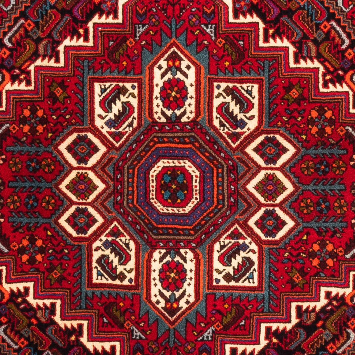 Persisk tæppe - Nomadisk - 150 x 101 cm - rød