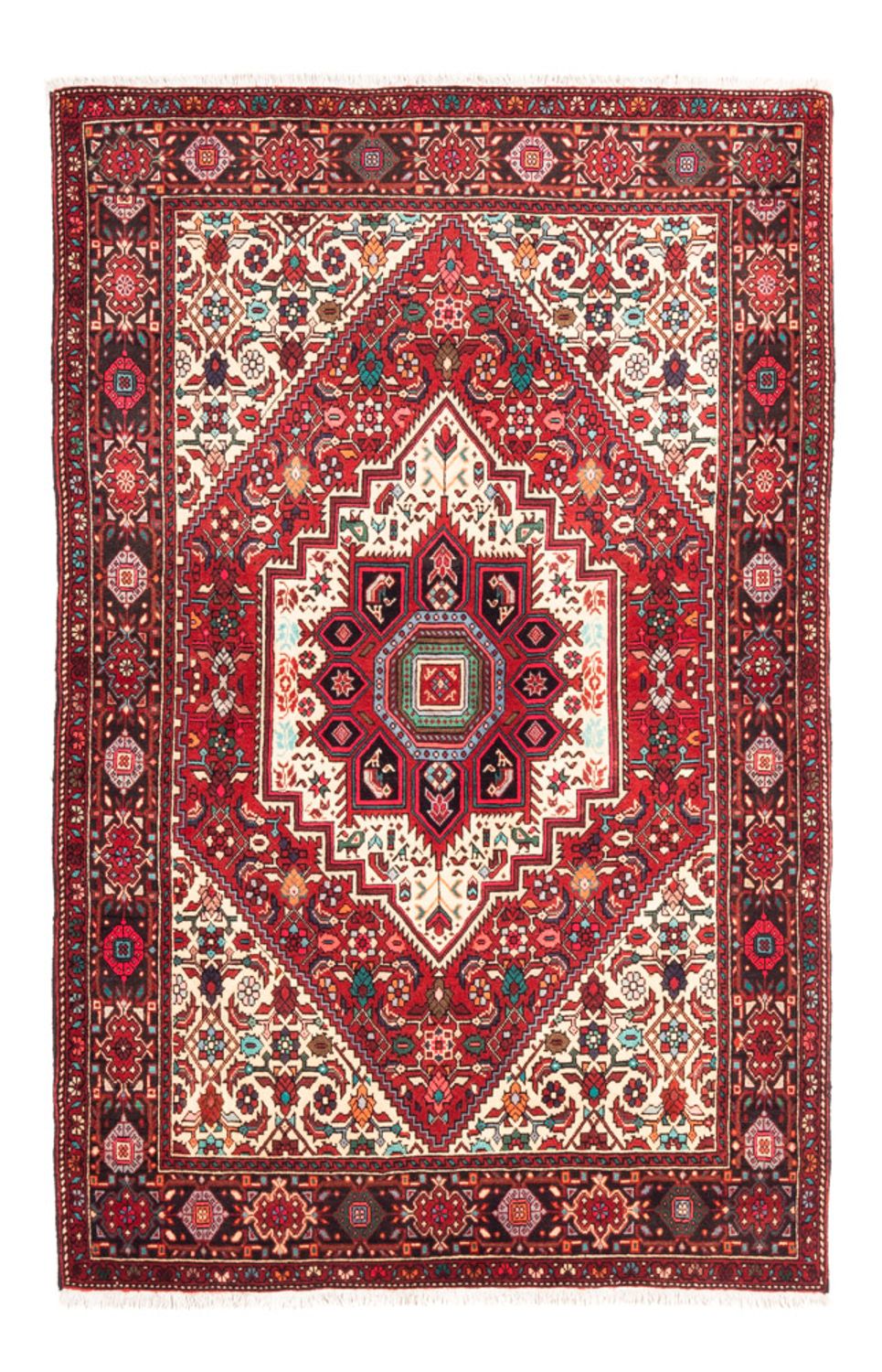 Persisk tæppe - Nomadisk - 152 x 102 cm - rød