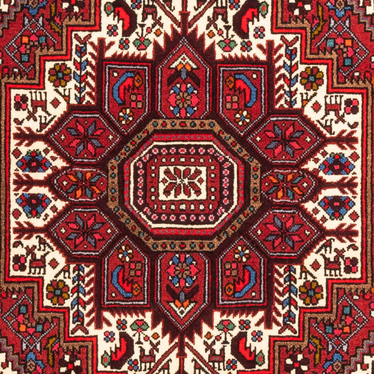 Persisk tæppe - Nomadisk - 150 x 98 cm - rød