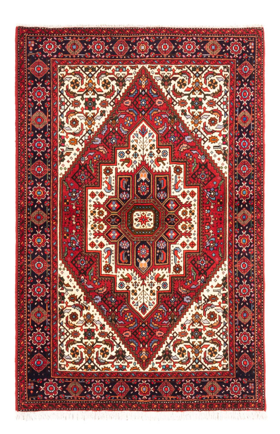 Persisk tæppe - Nomadisk - 150 x 97 cm - rød