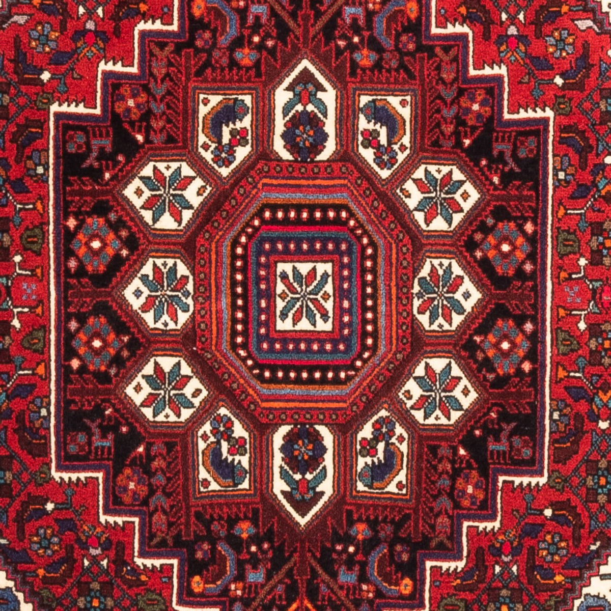 Persisk tæppe - Nomadisk - 155 x 100 cm - rød