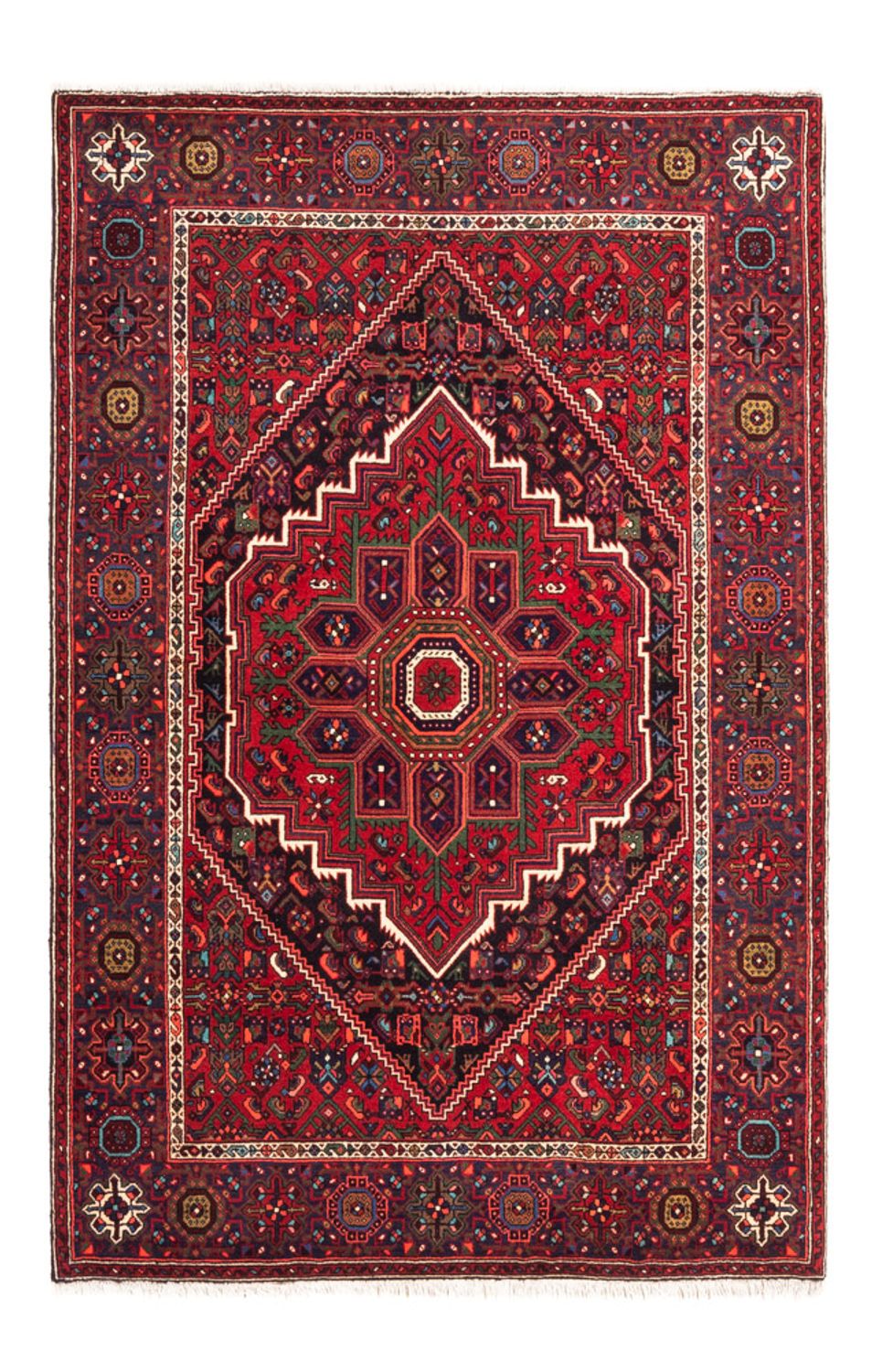 Persisk tæppe - Nomadisk - 150 x 102 cm - rød