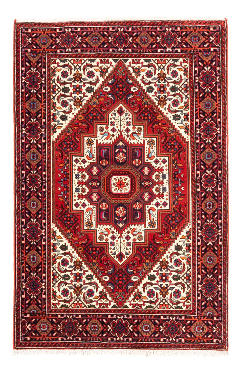 Persisk tæppe - Nomadisk - 150 x 97 cm - rød