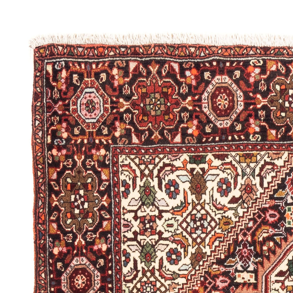 Persisk tæppe - Nomadisk - 155 x 106 cm - creme