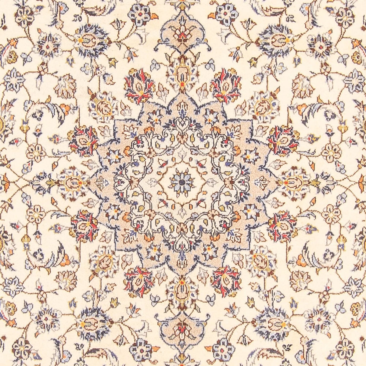 Persisk tæppe - Keshan - 274 x 197 cm - creme