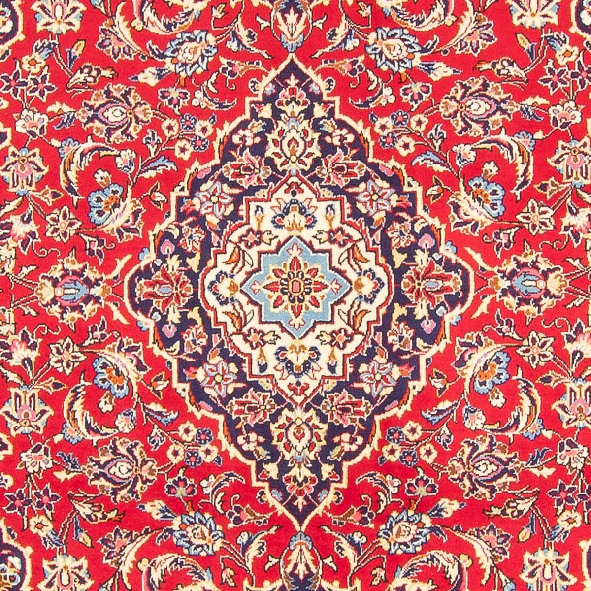 Persisk tæppe - Keshan - 293 x 196 cm - rød