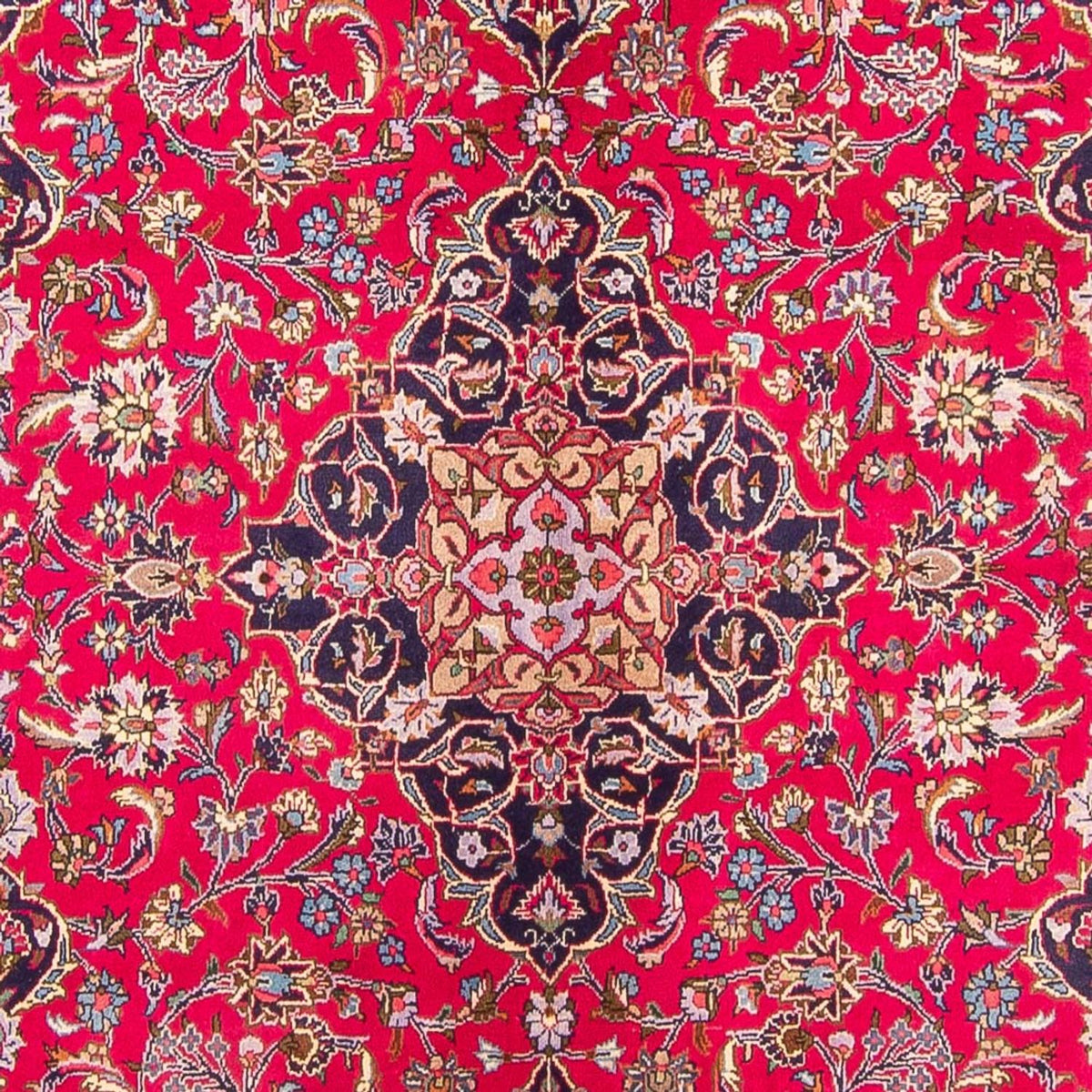 Persisk tæppe - Keshan - 288 x 200 cm - rød