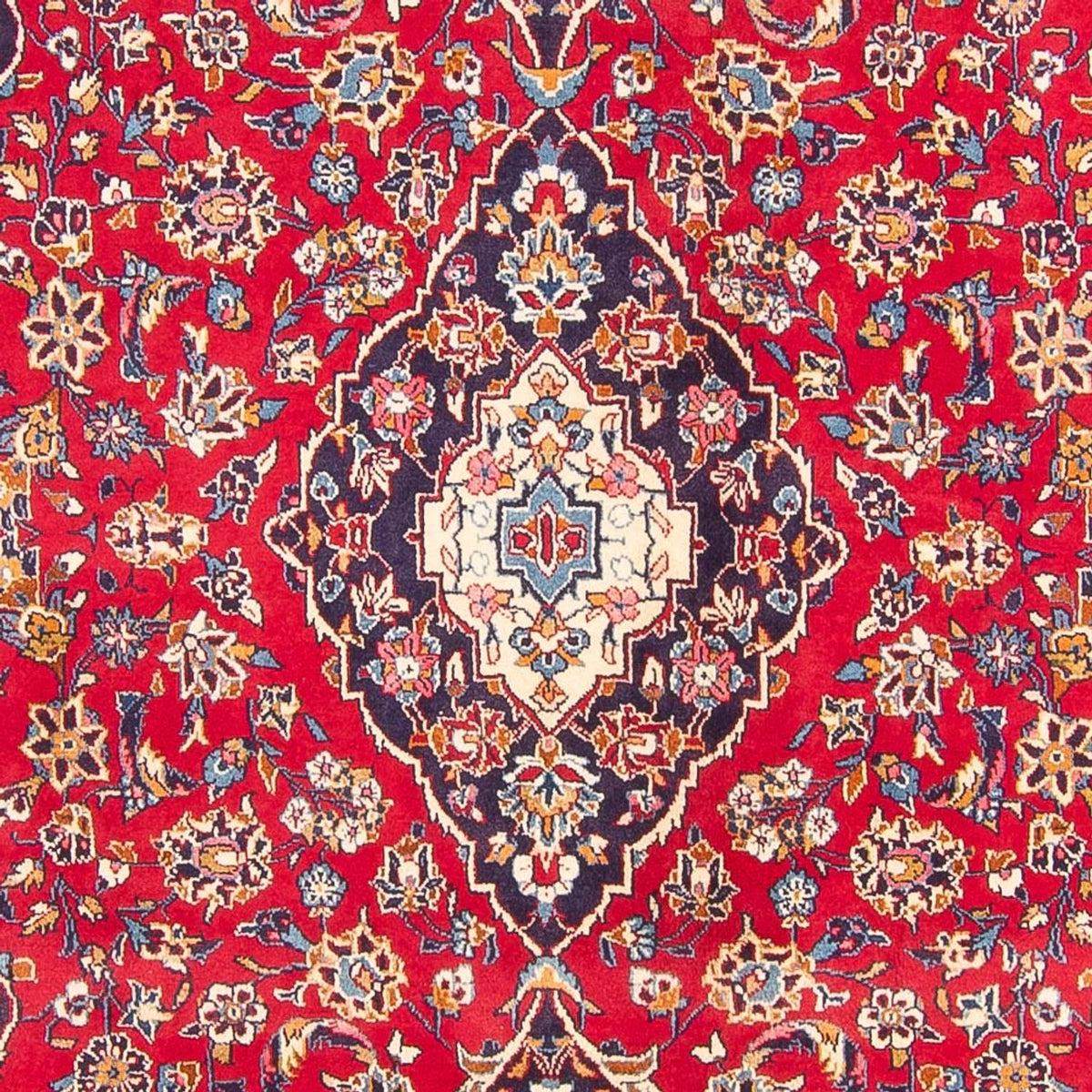 Persisk tæppe - Keshan - 284 x 203 cm - rød