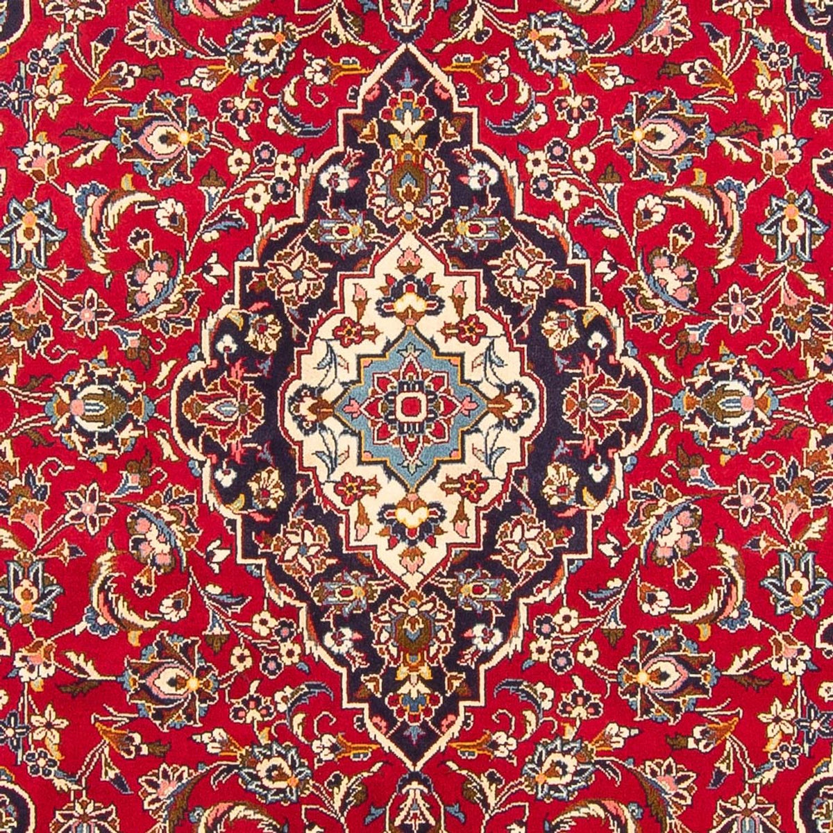Persisk tæppe - Keshan - 288 x 202 cm - rød