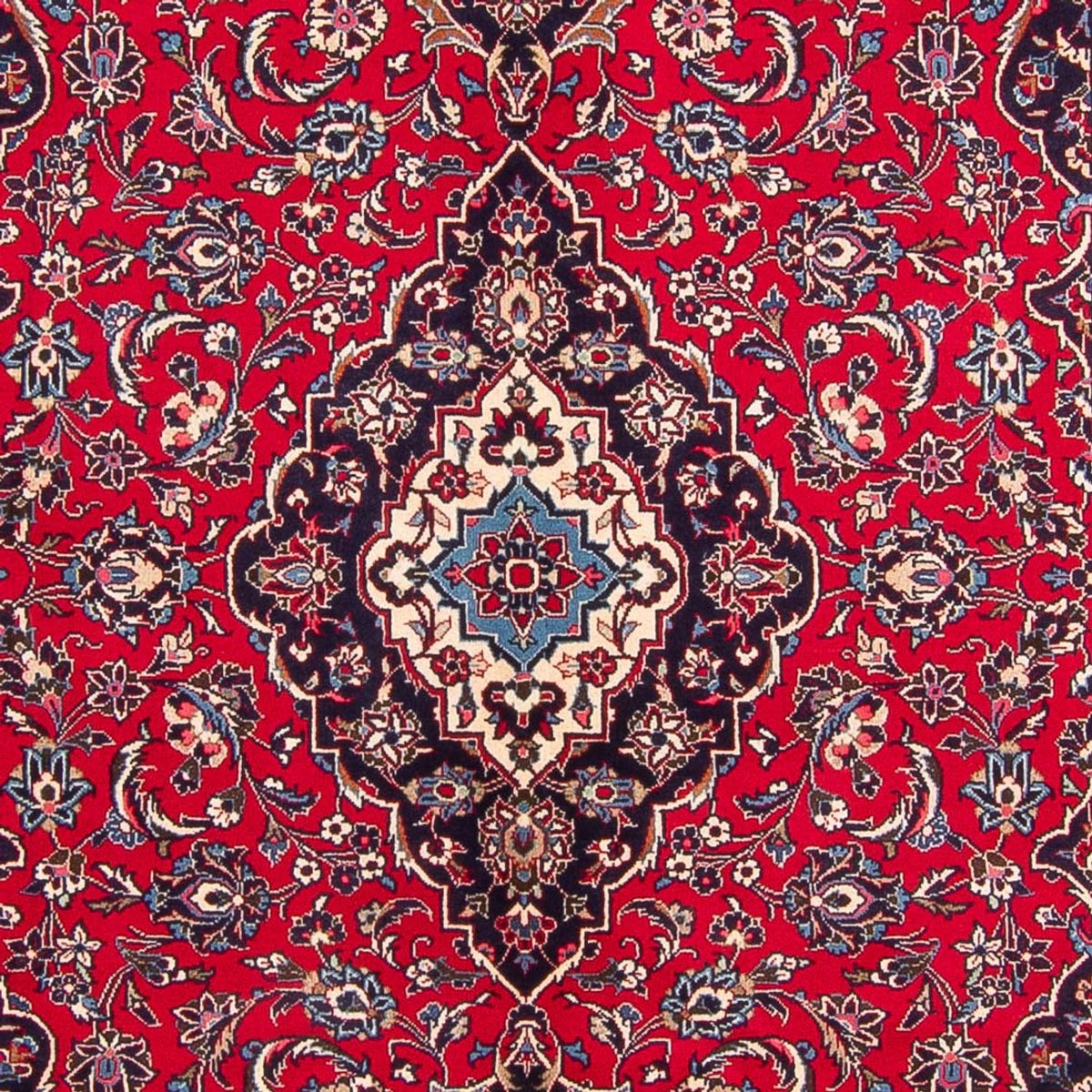 Persisk tæppe - Keshan - 297 x 197 cm - rød