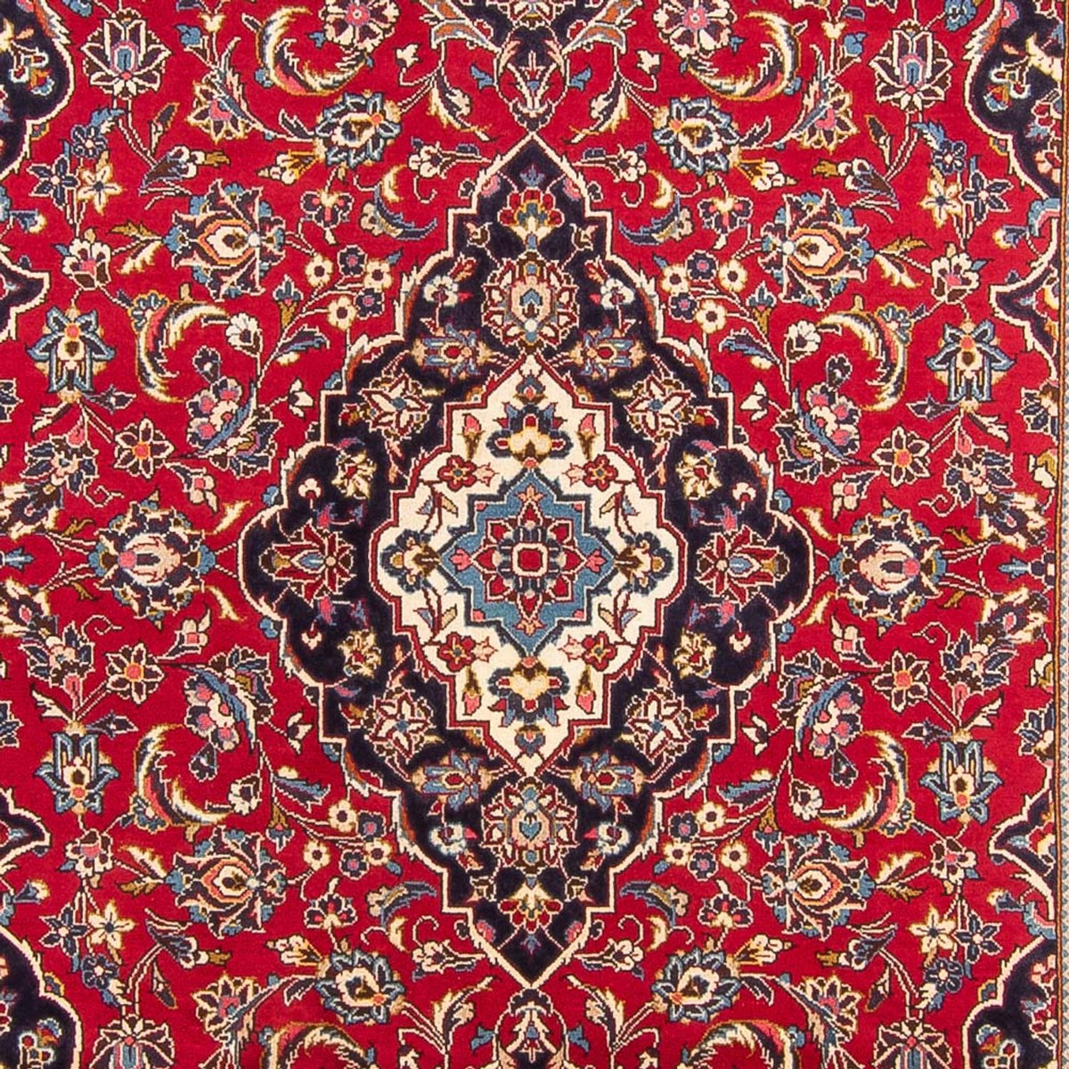 Persisk tæppe - Keshan - 295 x 200 cm - rød