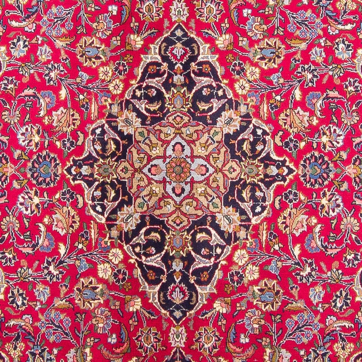Persisk tæppe - Keshan - 298 x 200 cm - rød