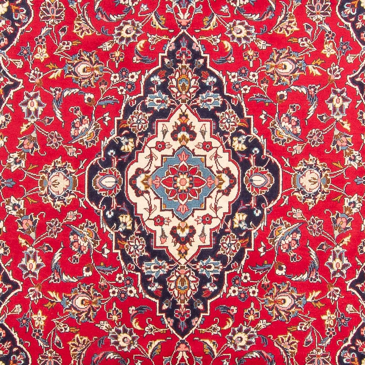 Persisk tæppe - Keshan - 300 x 200 cm - rød