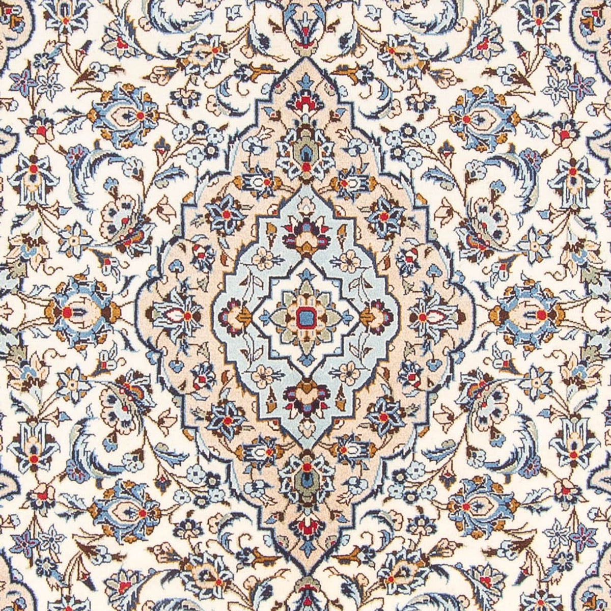 Persisk tæppe - Keshan - 303 x 200 cm - beige