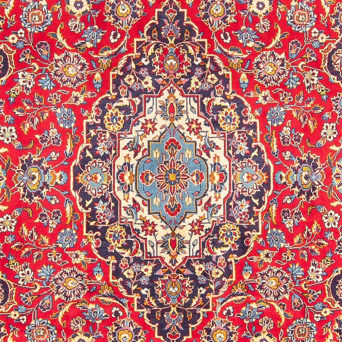 Persisk tæppe - Keshan - 298 x 204 cm - rød
