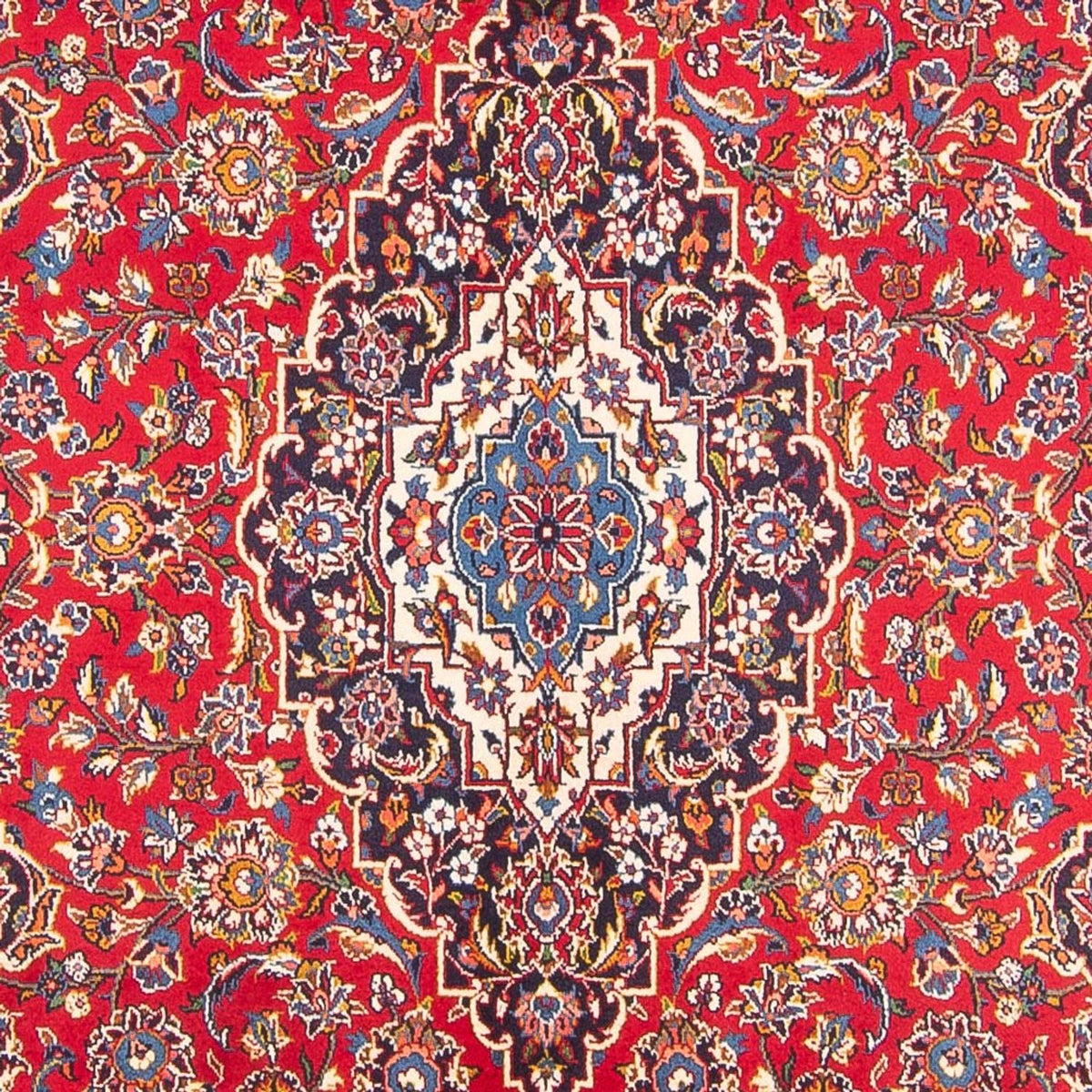 Persisk tæppe - Keshan - 300 x 203 cm - rød