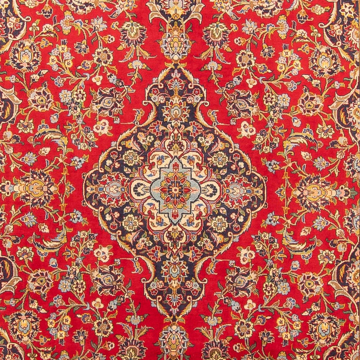 Persisk tæppe - Keshan - 305 x 200 cm - rød