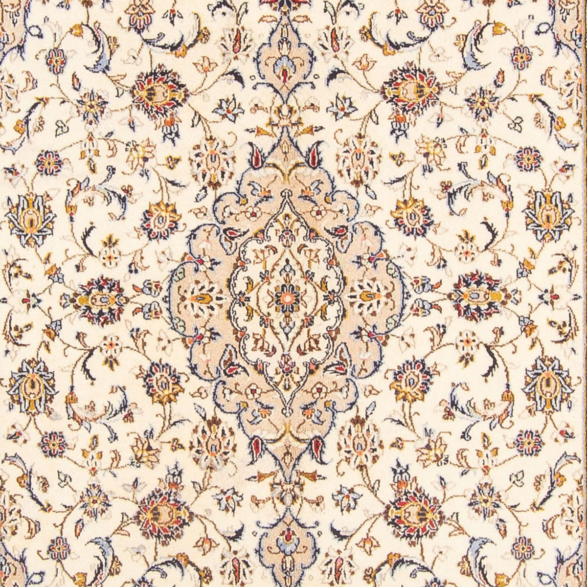 Persisk tæppe - Keshan - 310 x 197 cm - creme